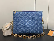 Louis Vuitton LV Coussin PM Denim Blue 26 x 20 x 12 cm - 1