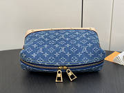 Louis Vuitton LV Pochette Cosmétique GM Denim Blue 27 x 18 x 9 cm - 3