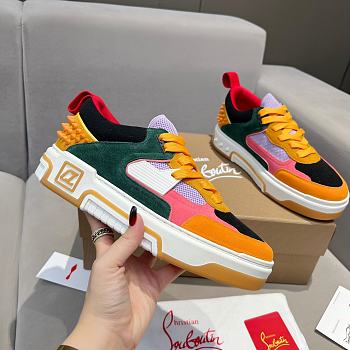 Christian Louboutin Sneaker Astroloubi Green Pink Yellow