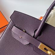 Hermes Birkin 30 Togo Purple Gold Hardware 30cm - 3