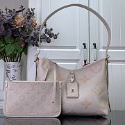 Louis Vuitton LV Carryall Zip NM PM Latte White 29.5 x 24 x 12 cm - 1