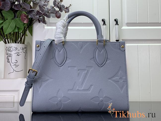 Louis Vuitton LV Onthego PM Blue 25x19x11.5cm - 1