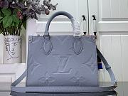 Louis Vuitton LV Onthego PM Blue 25x19x11.5cm - 3