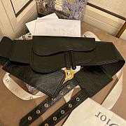 Dior Saddle Black Belt - 4