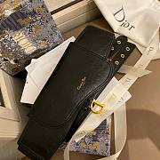 Dior Saddle Black Belt - 2