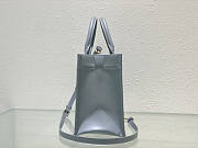 Dior Small Book Tote Grey Macrocannage 26.5 x 21 x 14 cm - 3