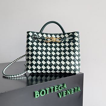 Bottega Veneta Small Andiamo Emerald Green 25x20x10cm