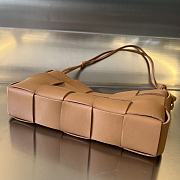 Bottega Veneta Cassette Intreccio Tan Leather Pouch New 22.5x13.5x4.5cm - 5