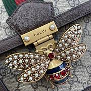 Gucci Ophidia Brown Bag Bee 25.5x17.5x13cm - 2