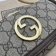 Gucci Blondie Continental Chain Wallet Beige Ebony 21x10.5cm - 2