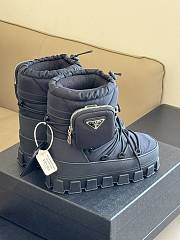 Prada Nylon Gabardine Après-ski Boots With Pouch Black - 4