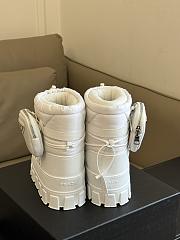 Prada Nylon Gabardine Après-ski Boots With Pouch White - 2