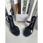 Alexander Wang Nova Sandal Heels Black 10cm - 3