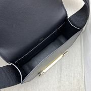 Hermes Geta Black Chevre Gold Hardware 20cm - 3