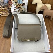 Hermes Geta Etoupe Chevre Gold Hardware 20cm - 1