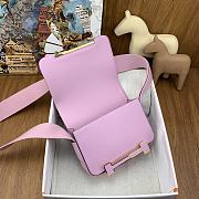 Hermes Geta Pink Chevre Gold Hardware 20cm - 3