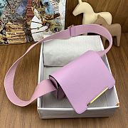 Hermes Geta Pink Chevre Gold Hardware 20cm - 2