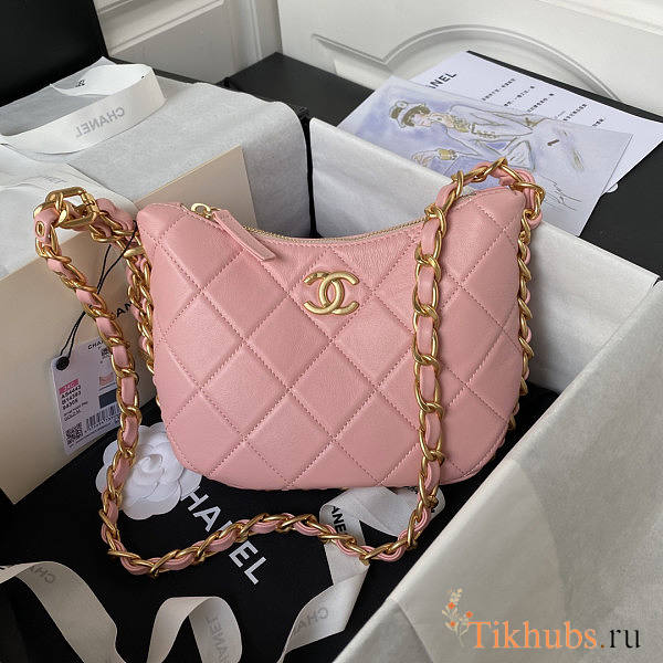 Chanel Hobo Pink Bag 23x23x6cm - 1