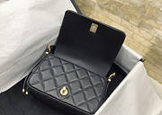 Chanel Mini Flap Bag Lambskin Black 12.5×19×6cm - 5