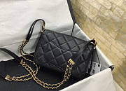 Chanel Mini Flap Bag Lambskin Black 12.5×19×6cm - 4