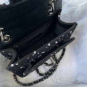 Chanel Mini Flap Bag Black 14x19x6cm - 5