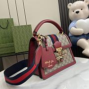 Gucci Ophidia Red Bag Bee 25.5x17.5x13cm - 6