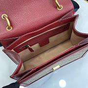 Gucci Ophidia Red Bag Bee 25.5x17.5x13cm - 3