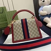 Gucci Ophidia Red Bag Bee 25.5x17.5x13cm - 2