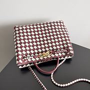 Bottega Veneta Medium Andiamo White Wine 32x25x11cm - 2