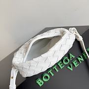 Bottega Veneta Mini Hop White Bag 25.5x14.5x11cm - 4