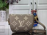 Louis Vuitton LV Mini Bumbag Grey 17x12x9.5cm - 5