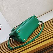 Prada Galleria Saffiano Leather Green Bag 28x20x12cm - 6