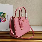 Prada Galleria Saffiano Pink Leather Bag 28x20x12cm - 4