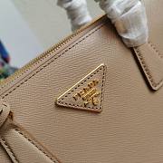 Prada Galleria Saffiano Beige Leather Bag 28x20x12cm - 6