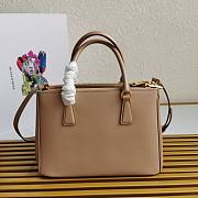 Prada Galleria Saffiano Beige Leather Bag 28x20x12cm - 3