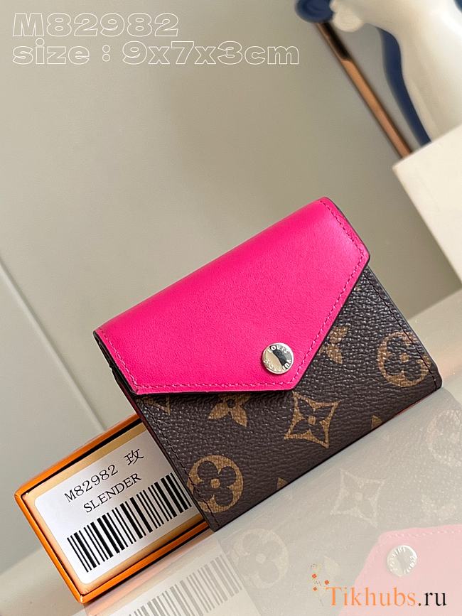 Louis Vuitton LV Zoé Wallet Pink 9.5 x 7.5 x 3 cm - 1