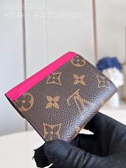 Louis Vuitton LV Zoé Wallet Pink 9.5 x 7.5 x 3 cm - 5