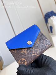 Louis Vuitton LV Zoé Wallet Blue 9.5 x 7.5 x 3 cm - 4