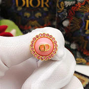 Dior Petit CD Baroque Stud Earrings - 2