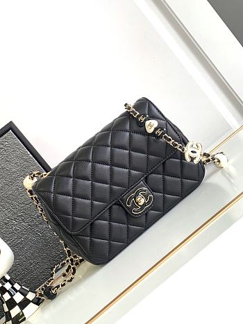 Chanel Flap Bag Black 19cm