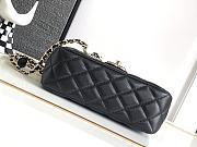 Chanel Flap Bag Black 19cm - 6