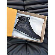 Louis Vuitton LV Rivoli Sneaker Boot Black - 4