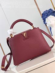 Louis Vuitton LV Capucine BB Red Wine 27x18x9cm - 1