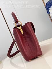 Louis Vuitton LV Capucine BB Red Wine 27x18x9cm - 3