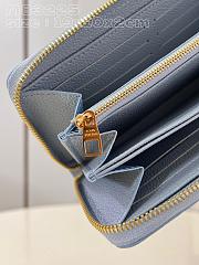 Louis Vuitton LV Zippy Wallet Blue Hour 19.5 x 10.5 x 2.5 cm - 4