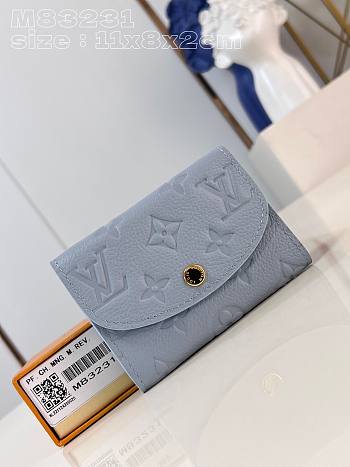 Louis Vuitton LV Rosalie Coin Blue Hour 11 x 8 x 2.5 cm