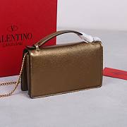 Valentino Garavani Vlogo Signature Wallet Chain Metallic 19x4x10.5cm - 2