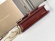 BVLGARI Serpenti Forever Crossbody Bag Red Wine 20x14x4.5cm - 5