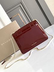 BVLGARI Serpenti Forever Crossbody Bag Red Wine 20x14x4.5cm - 3