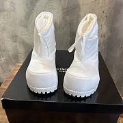 Balenciaga Alaska Low Boot in White Nylon - 3